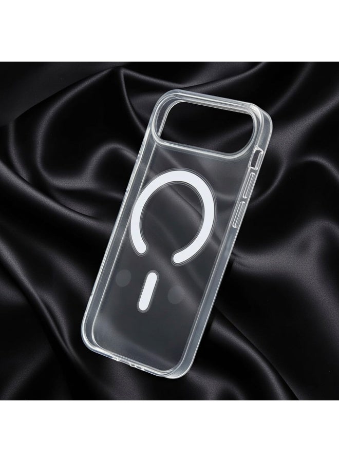 جراب حماية شفاف لهاتف آيفون 17 إير، يدعم الشحن اللاسلكي بتقنية ماج سيف، مقاوم للخدوش والصدمات، مناسب لهاتف آيفون 17 إير مقاس 6.6 بوصة. - Image 5